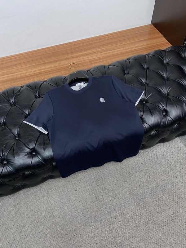 클래식 패션 라운드넥 반팔 티셔츠 001-181664