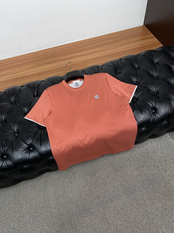 클래식 패션 라운드넥 반팔 티셔츠 001-181665