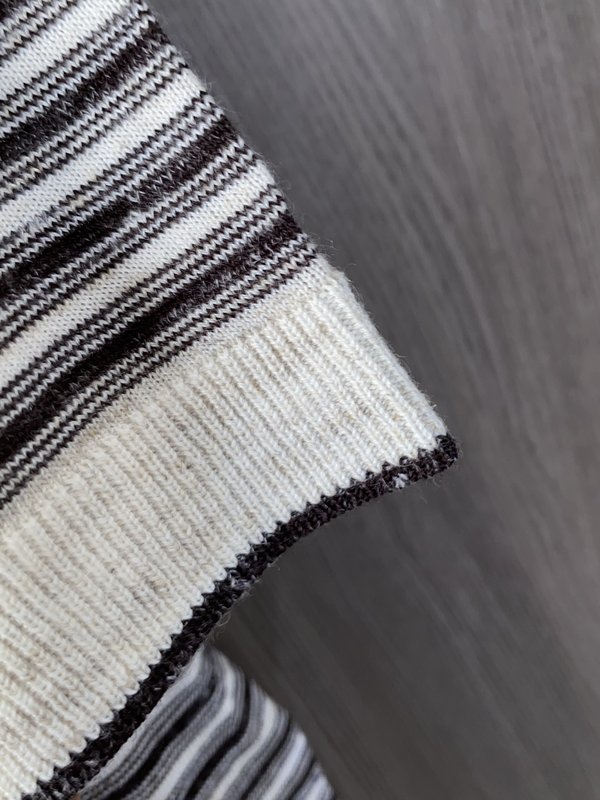 남성 고급 심플 라운드넥 니트 반팔 티셔츠 001-181666