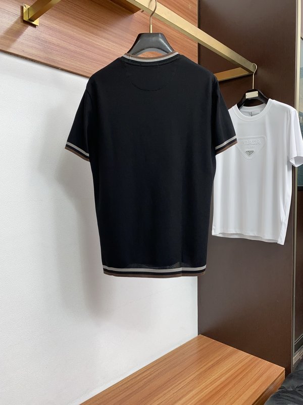 남성 라운드넥 반팔 티셔츠 001-181677
