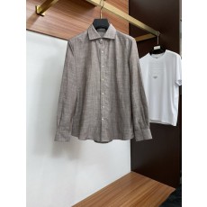 남성 텐셀 린넨 코튼 비즈니스 캐주얼 반팔 셔츠 001-181691