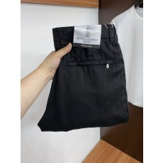 남성 코튼 린넨 캐주얼 정장 바지 001-181727