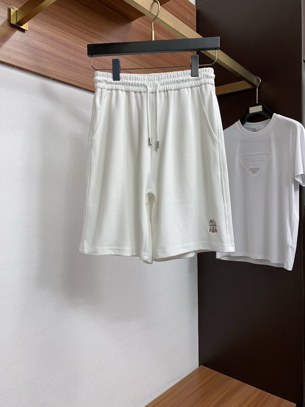 순면 라운드넥 티셔츠 반바지 세트 001-181803