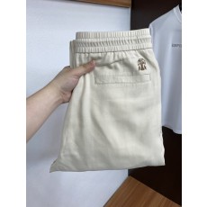 봄여름 신상 정방적 면린 캐주얼 팬츠 001-181816