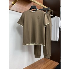 남성 정제 면 캐주얼 바지 세트 001-181818