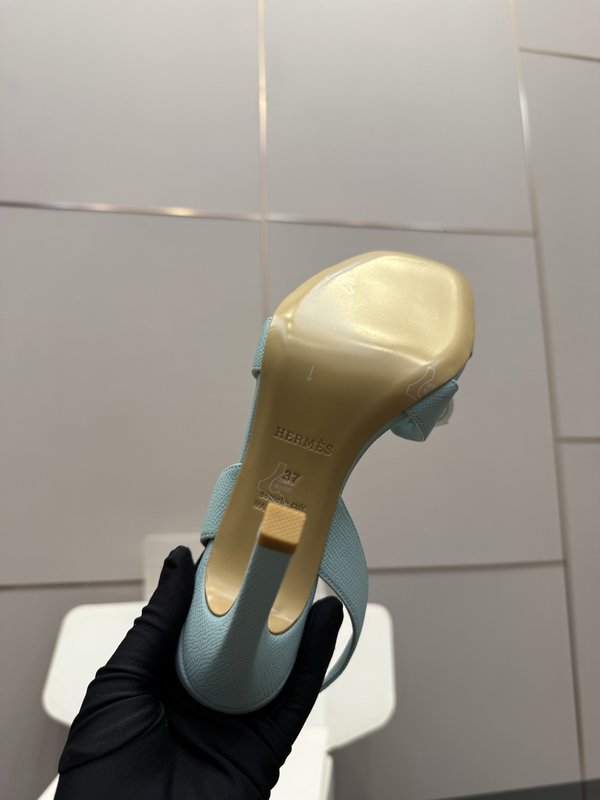 에르메스 클래식 H 버클 하이힐 샌들 001-182097