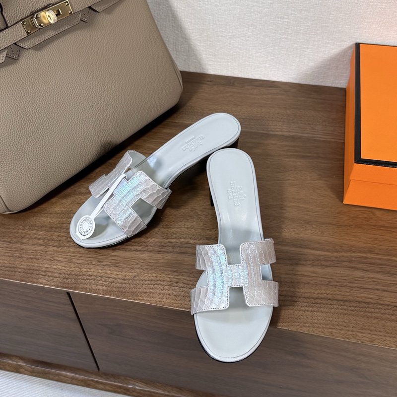 에르메스 H 슬리퍼 오란 샌들 시리즈 001-182126