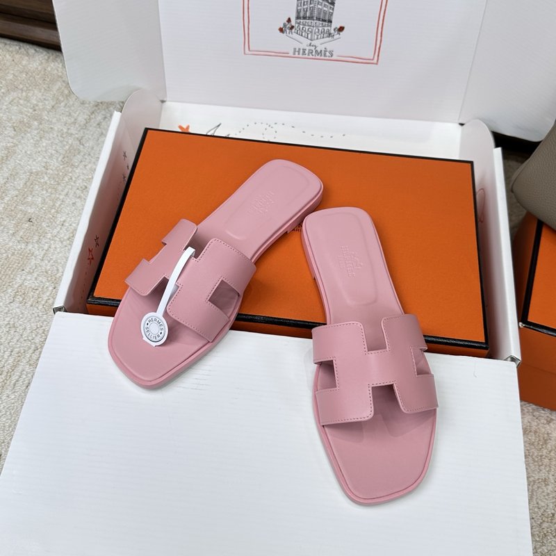 에르메스 H 슬리퍼 오란 샌들 시리즈 001-182226