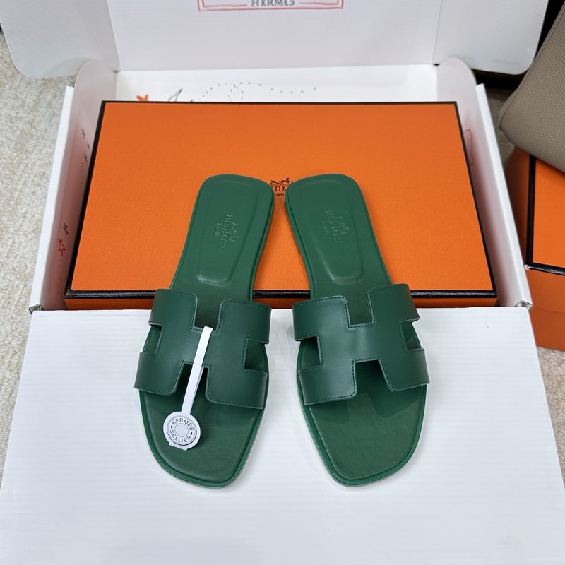 에르메스 H 슬리퍼 오란 샌들 시리즈 001-182227