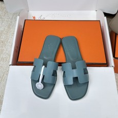 에르메스 H 슬리퍼 오란 샌들 시리즈 벨벳 소재 001-182247