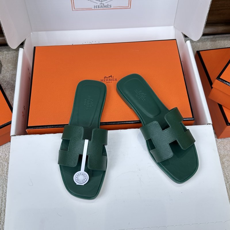 에르메스 H 슬리퍼 오란 샌들 시리즈 001-182273