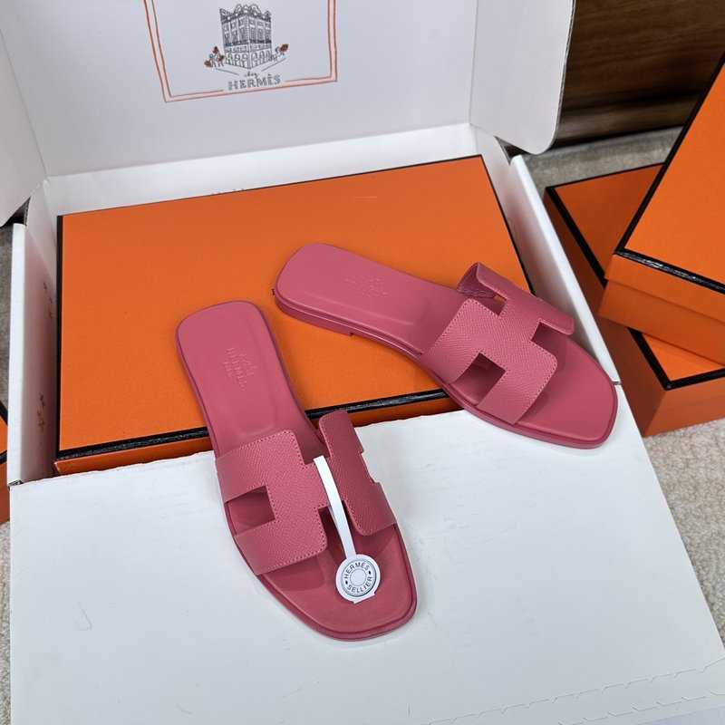 에르메스 H 슬리퍼 벨벳 샌들 001-182276