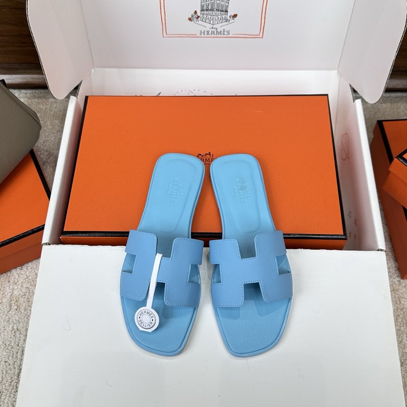 에르메스 H 슬리퍼 오란 샌들 시리즈 001-182295