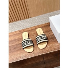 디올春夏新상 자수 가죽 슬리퍼 001-182402