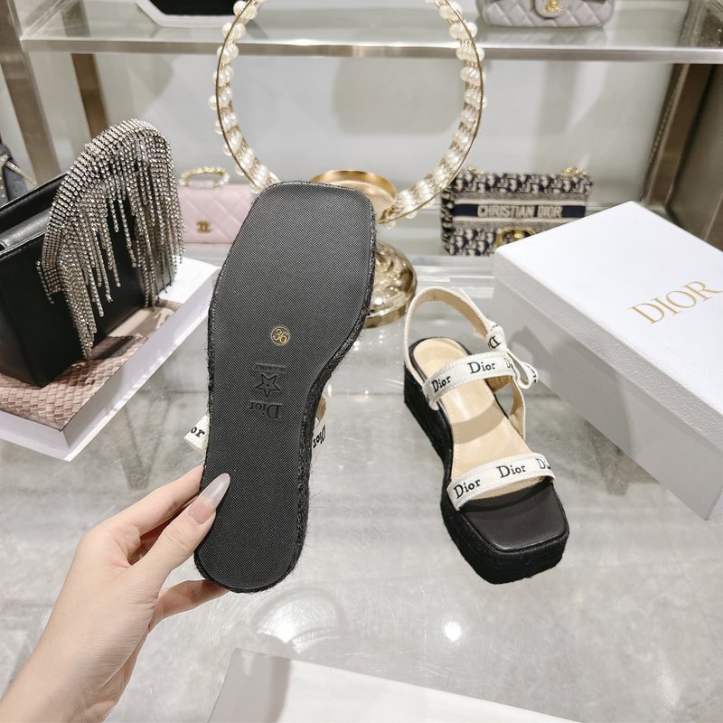 디올 봄여름 신상 더블 버클 리본 샌들 001-182486