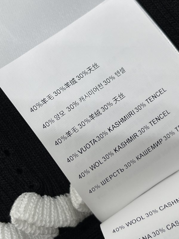 미우미우娃娃领 니트 반팔 티셔츠 001-182720