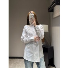 미우미우 스트라이프 루즈핏 셔츠 001-182724