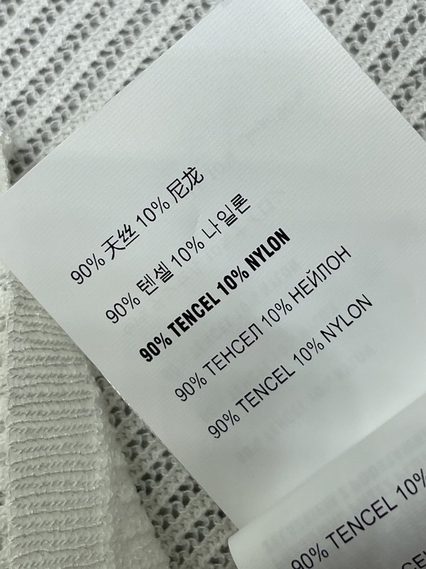 미우미우 레이스 니트 조끼 라운드넥 자수 001-182879