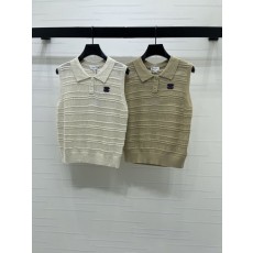 샤넬 로고 니트 조끼 001-183099