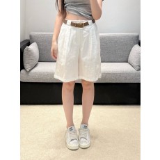 샤넬 린넨 플리츠 쇼츠 001-183254
