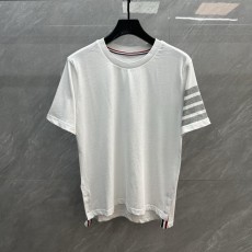 톰브라운 클래식 4 바 스트라이프 라운드 티셔츠 001-183263
