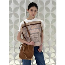 루이비통 봄여름 신상 스카프 프린트 면 상의 001-183286