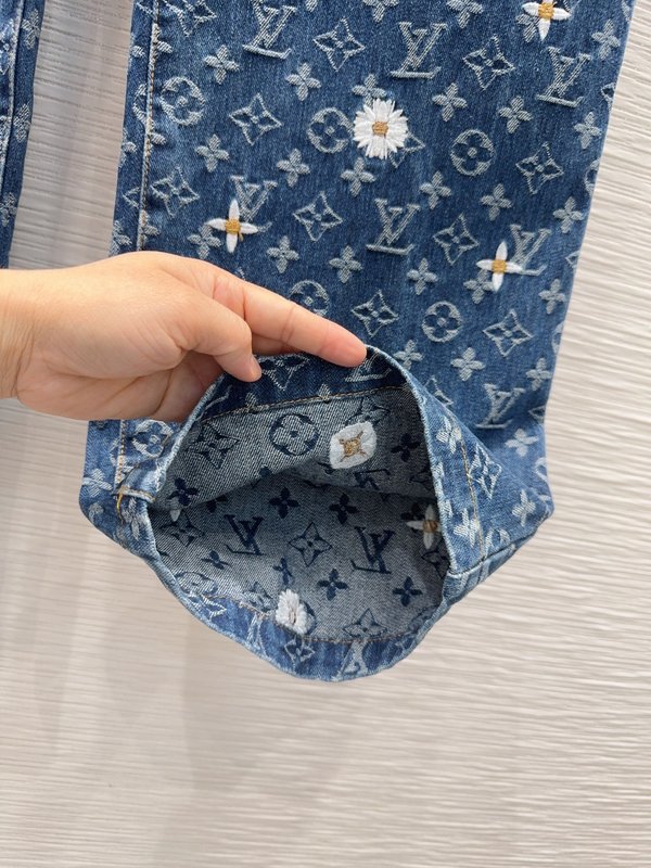 루이비통 하이엔드 데님 긴바지 001-183388