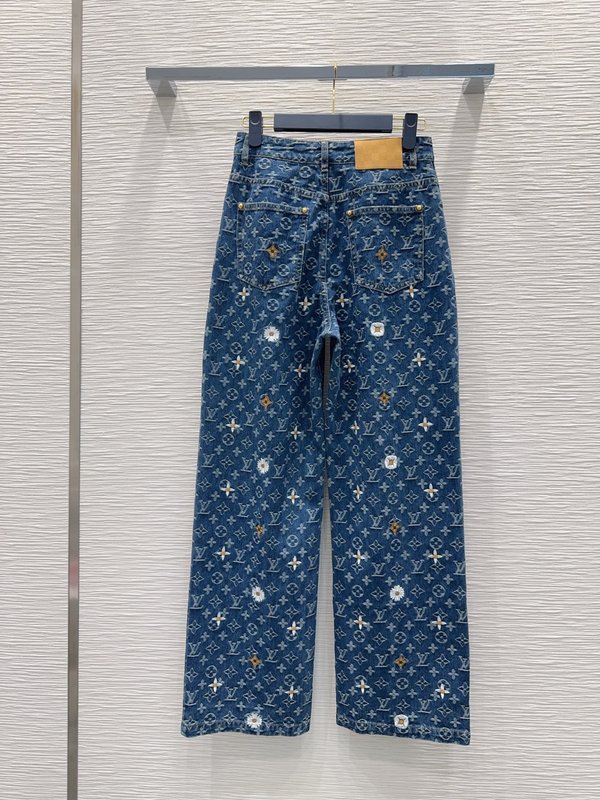루이비통 하이엔드 데님 긴바지 001-183388