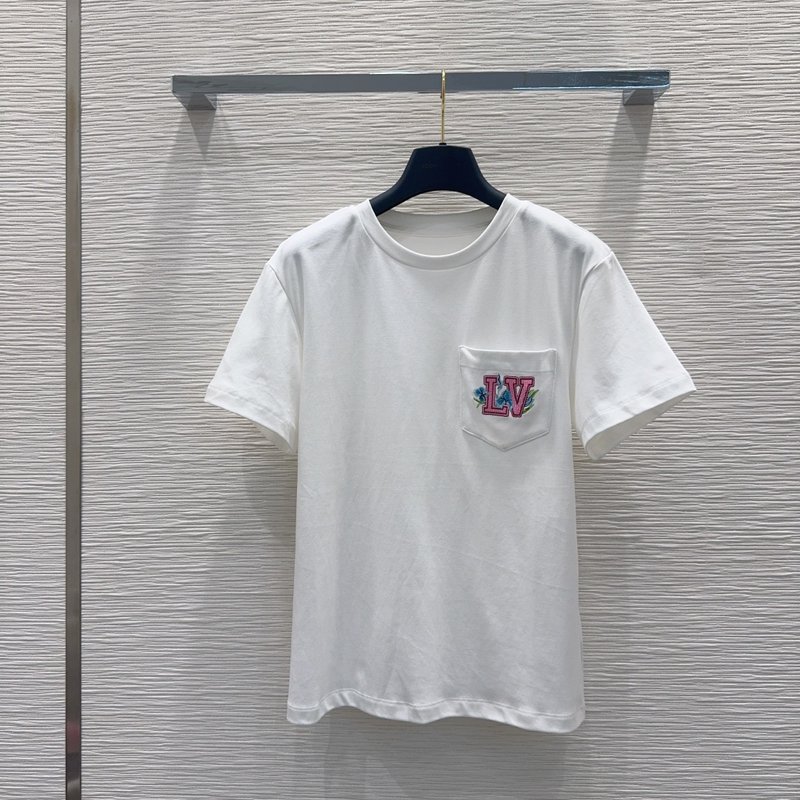 루이비통 여성 심플 반팔 티셔츠 001-183404