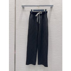 레트로 우아한 텍스처 커스텀 롱팬츠 001-183433