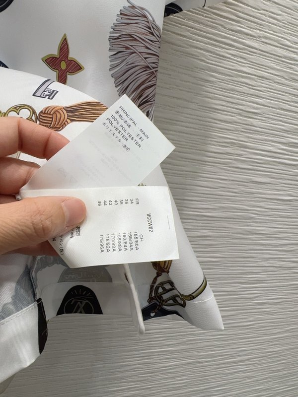 루이비통 빈티지 프린트 잠옷 3 점 세트 홈웨어 001-183461