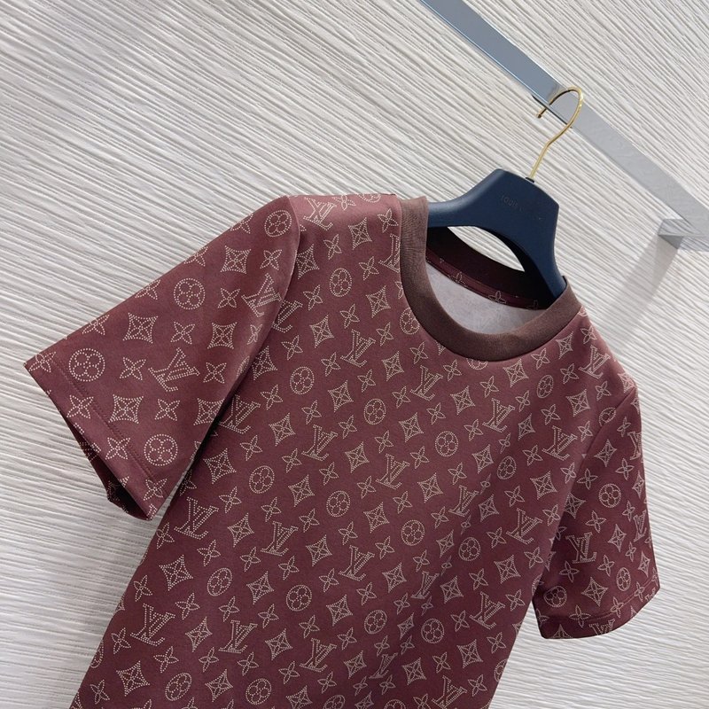 루이비통 여성용 반팔 티셔츠 001-183462