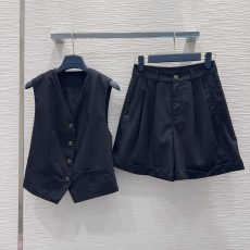 루이비통 심플 올드머니 조끼 숏팬츠 세트 001-183489