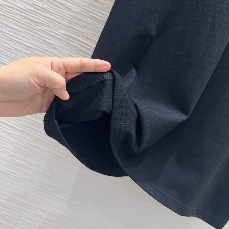 루이비통 라운드넥 순면 티셔츠 자카드 쇼츠 세트 001-183491