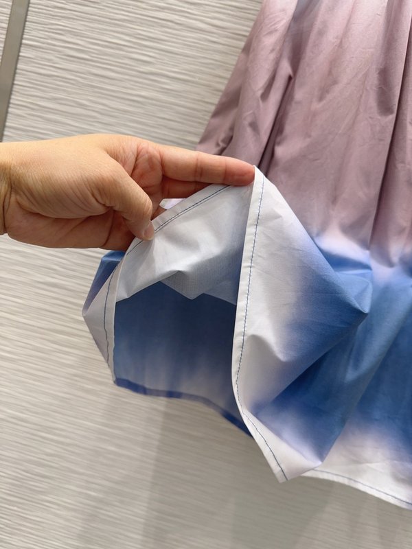 루이비통 여성 타이 다이 셔츠 드레스 001-183526