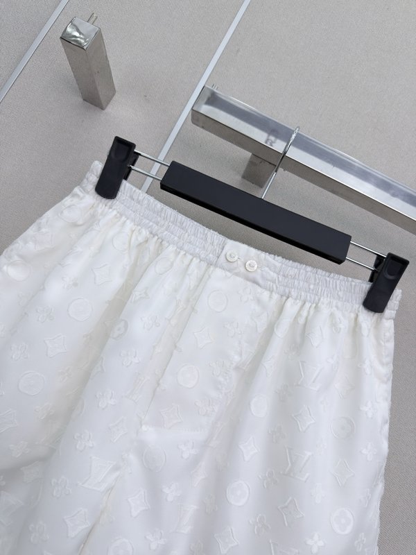 루이비통 자카드 레터링 밴딩 쇼츠 001-183532