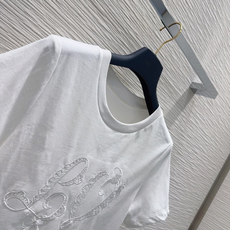 루이비통 여성 심플 숏 티셔츠 001-183535