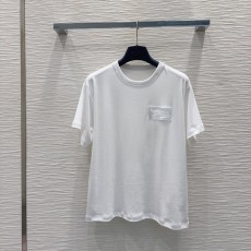 루이비통 여성 심플 루즈핏 반팔 티셔츠 001-183536