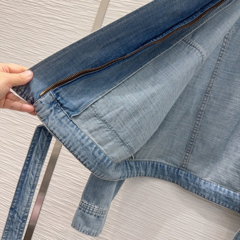빈티지 워싱 데님 자켓 001-183555