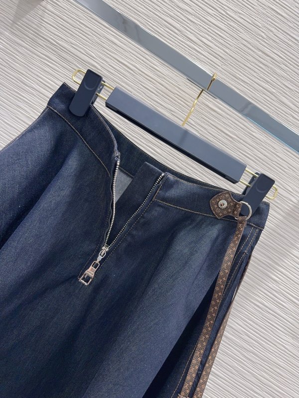 루이비통 데님 스커트 001-183559