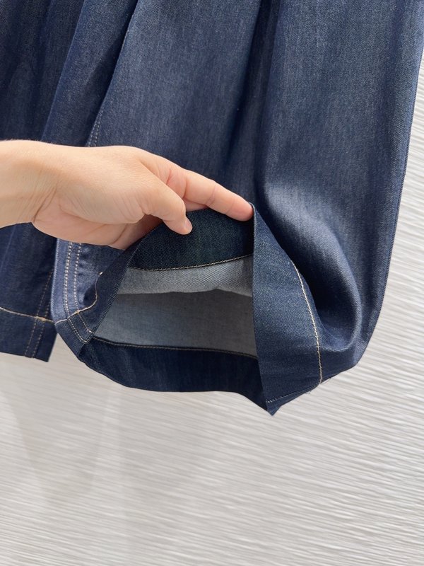 루이비통 데님 미디엄 팬츠 여성용 001-183560