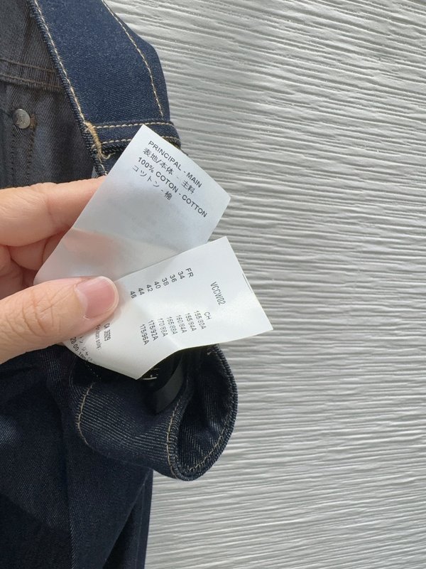 루이비통 데님 미디엄 팬츠 여성용 001-183560