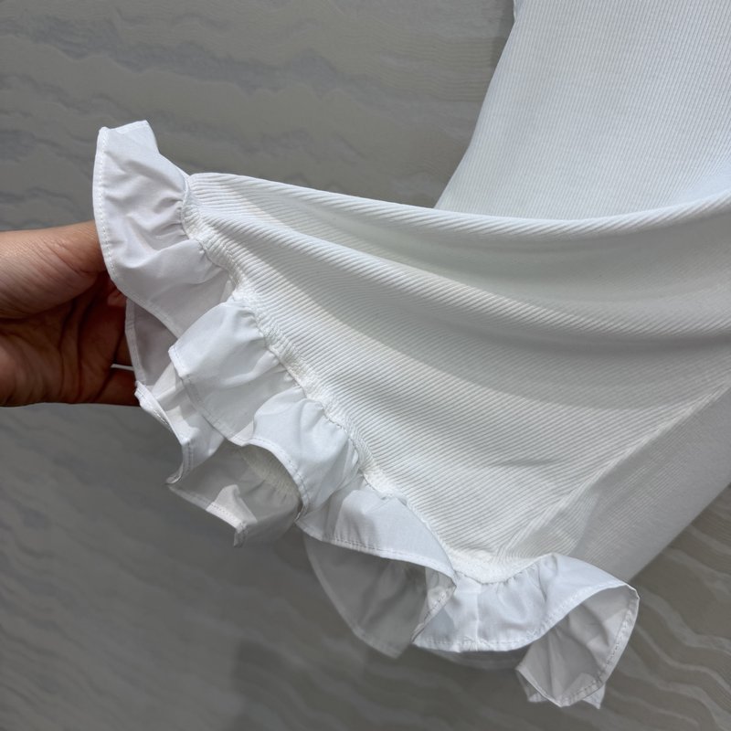 루이비통 모노그램 자수 리브 레이스 조끼 001-183572