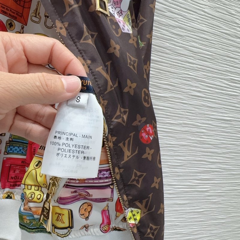 루이비통 양면 착용 텍스처 자켓 아우터 001-183584