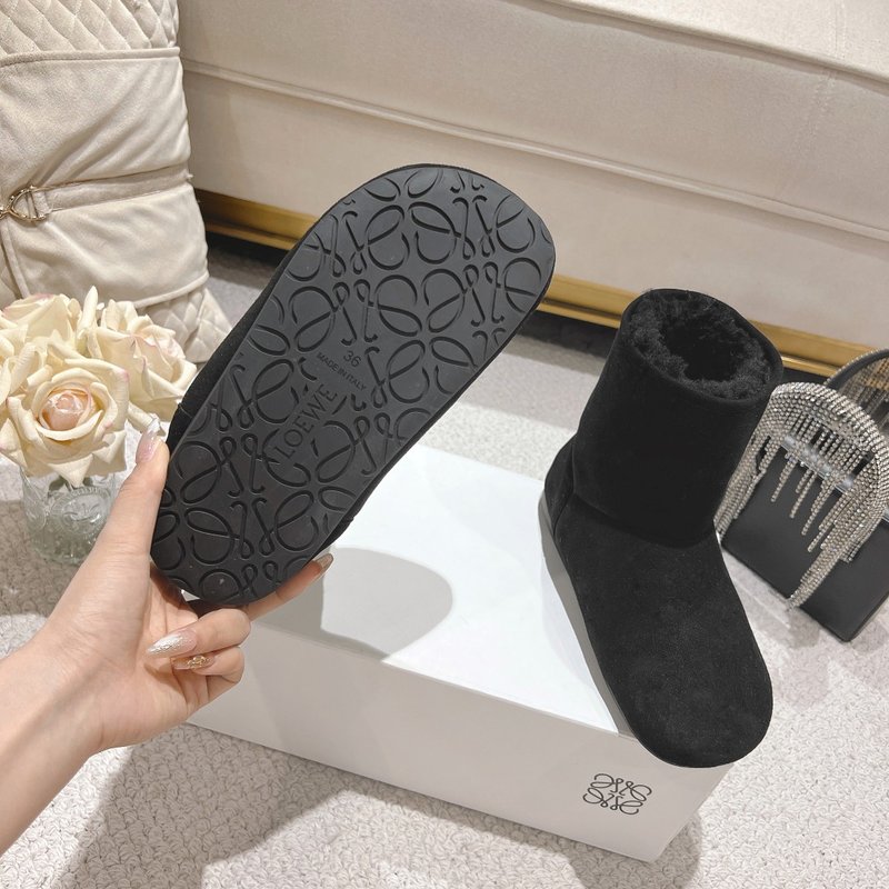 로에웨 양모 일체형 스노우 부츠 001-183627