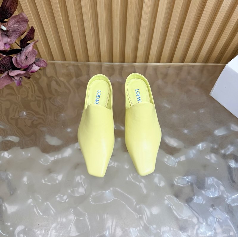 로에베 뉴 뮬 하프슬리퍼 캣힐 샌들 001-183633
