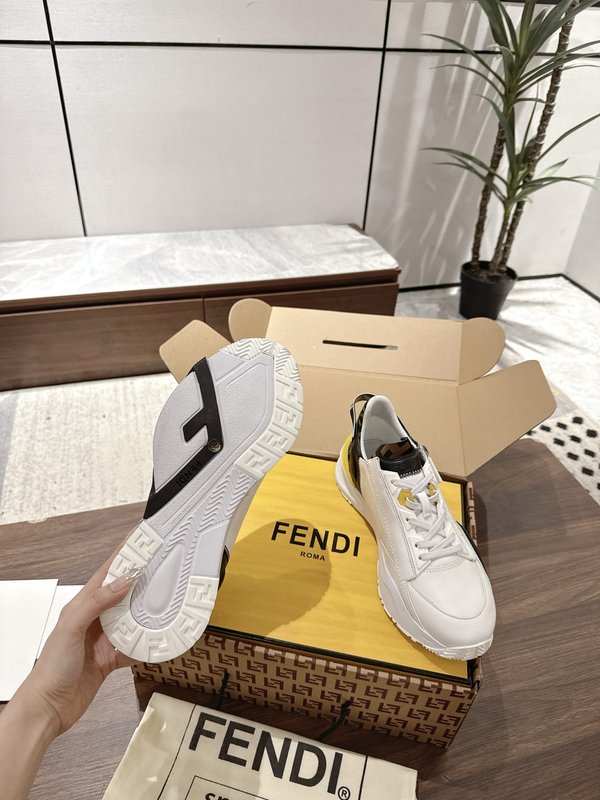 펜디 커플 레트로 캐주얼 운동화 001-183698