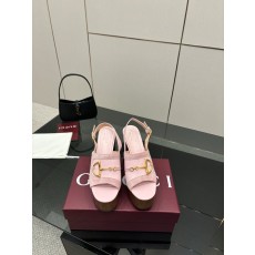 D 자 말비트 양피 하이힐 토 샌들 001-183765