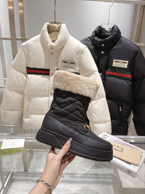 구찌 울스킨 일체형 스노우 부츠 001-183776