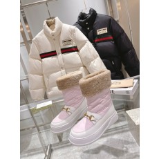 구찌 울스킨 일체형 스노우 부츠 여성용 001-183778